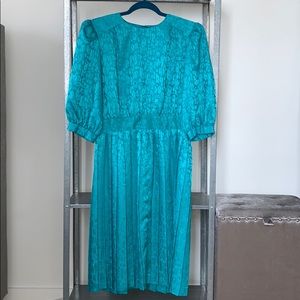 Stunning Vintage Teal Argenti Dress